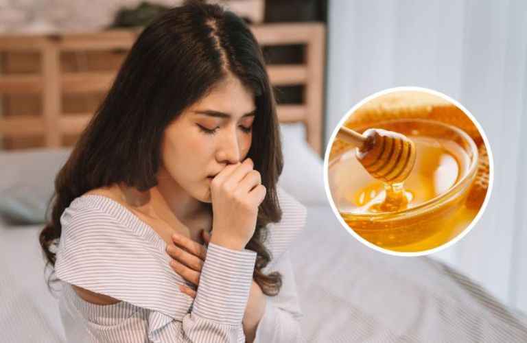 trị ho bằng mật ong
